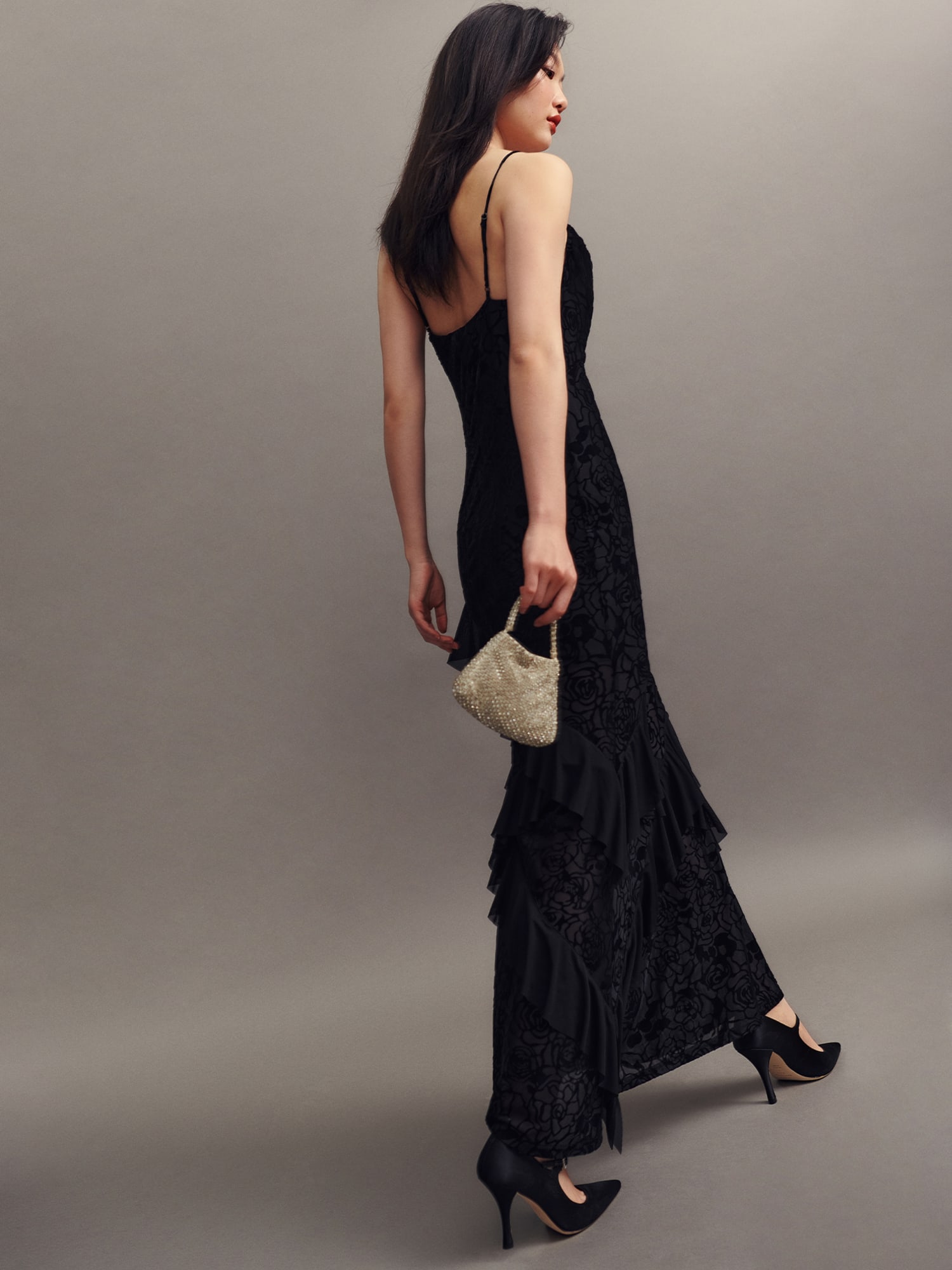 Velvet reformation dress top