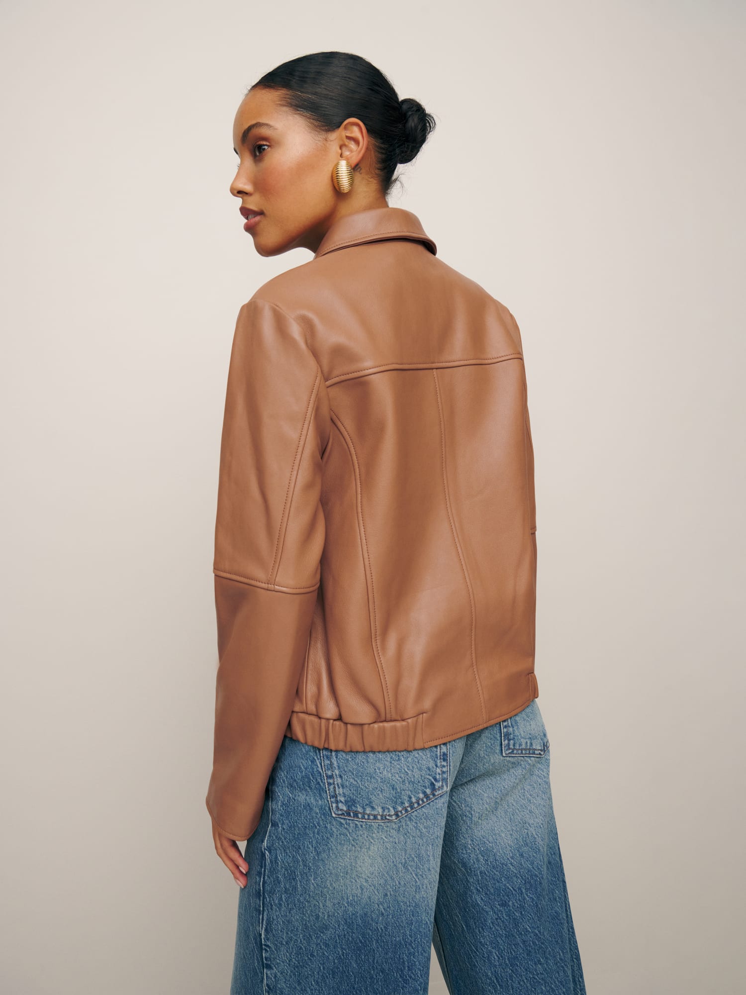 Veda reformation leather jacket clearance