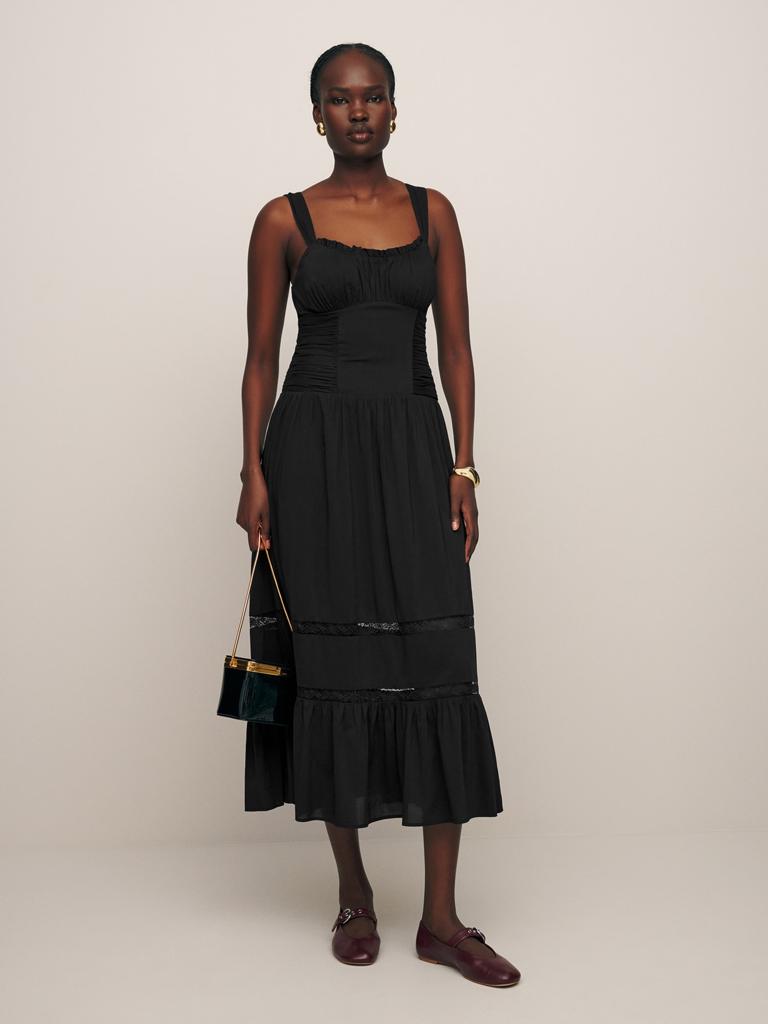 Reformation grey dress discount