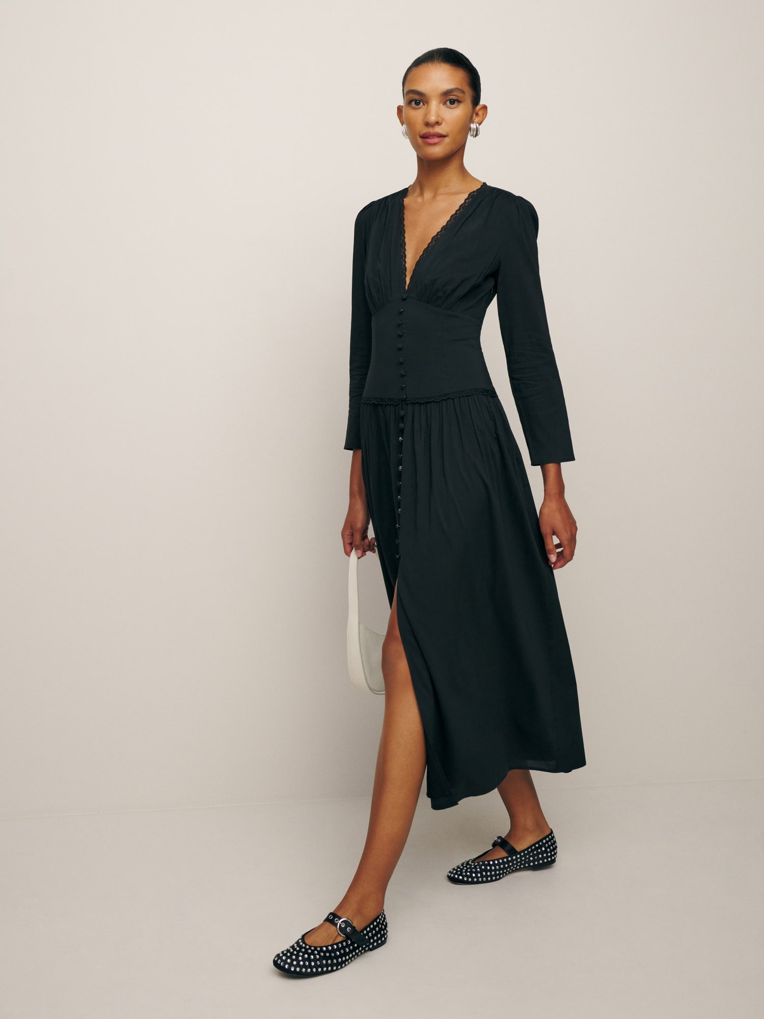 Reformation monica wrap dress new arrivals