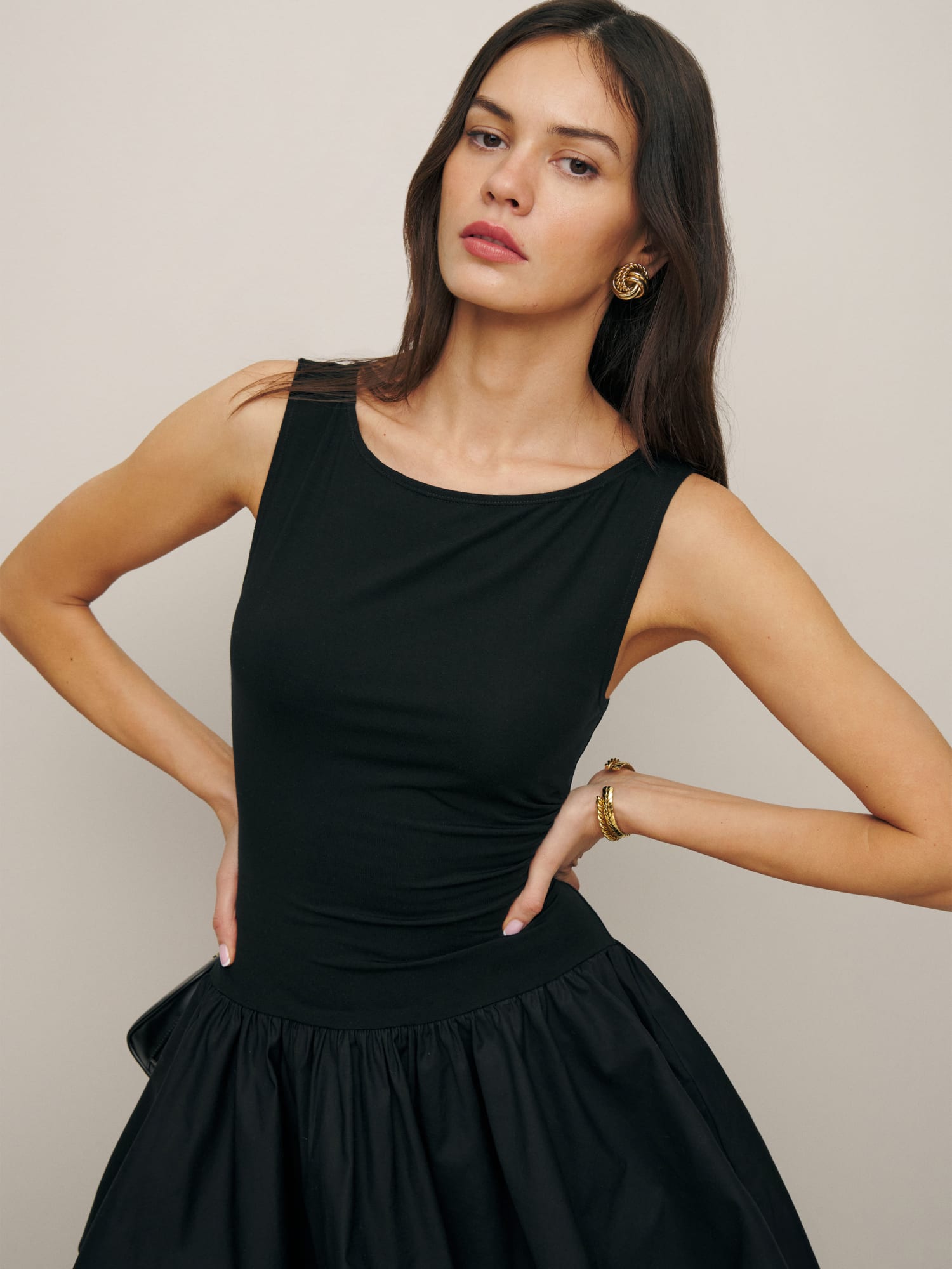 Knit works sleeveless skater hotsell dress
