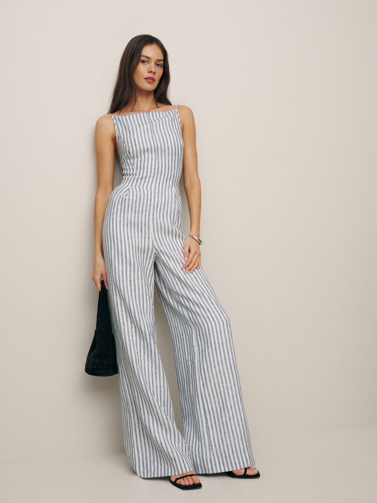 Reformation white jumpsuit discount