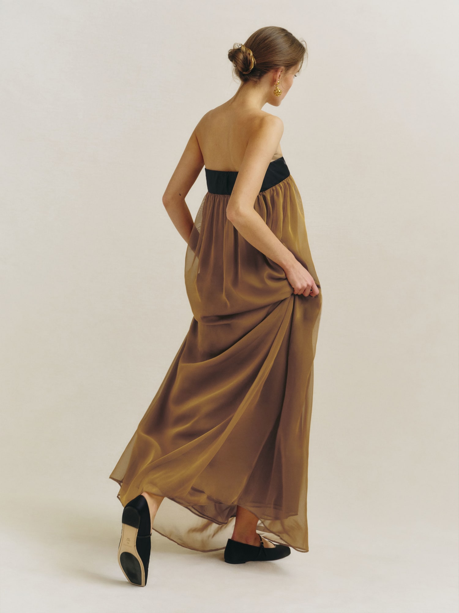 Maribelle black velvet 2025 dress