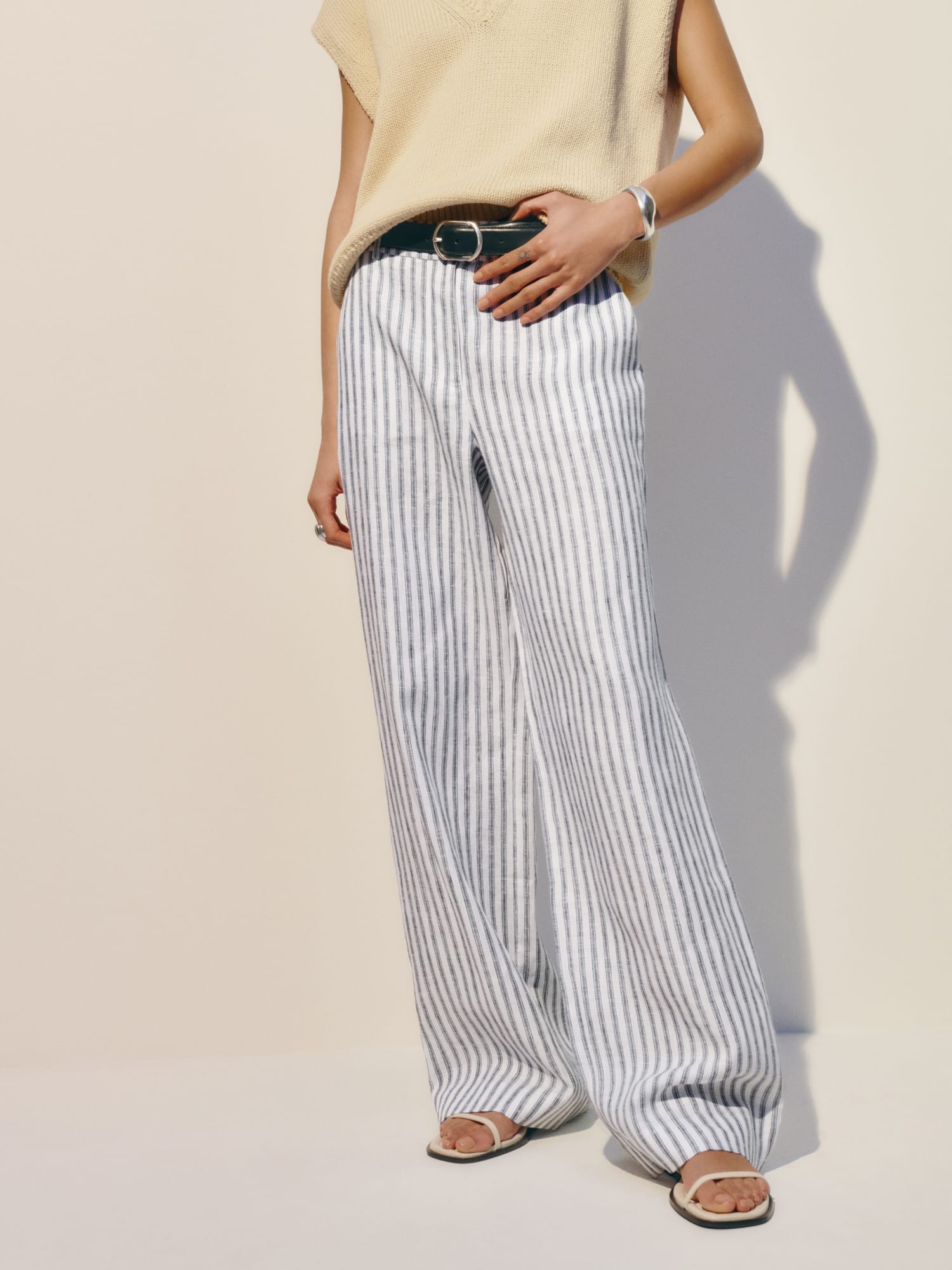 Reformation striped pants 2025