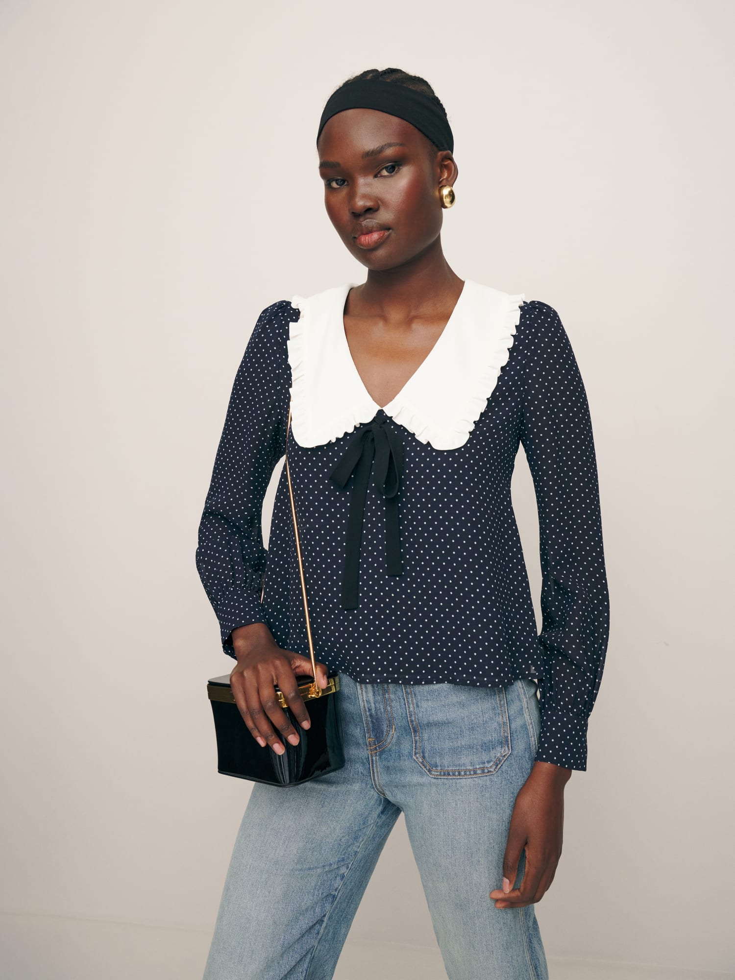 Edalene Top Long Sleeve Reformation