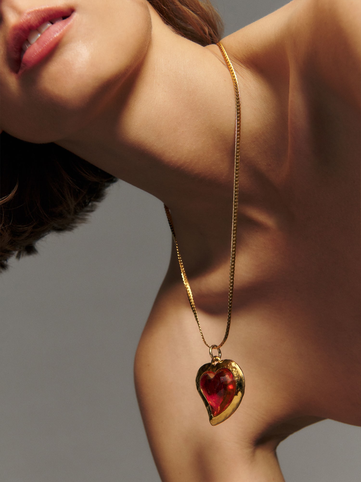 Ysl heart deals necklace