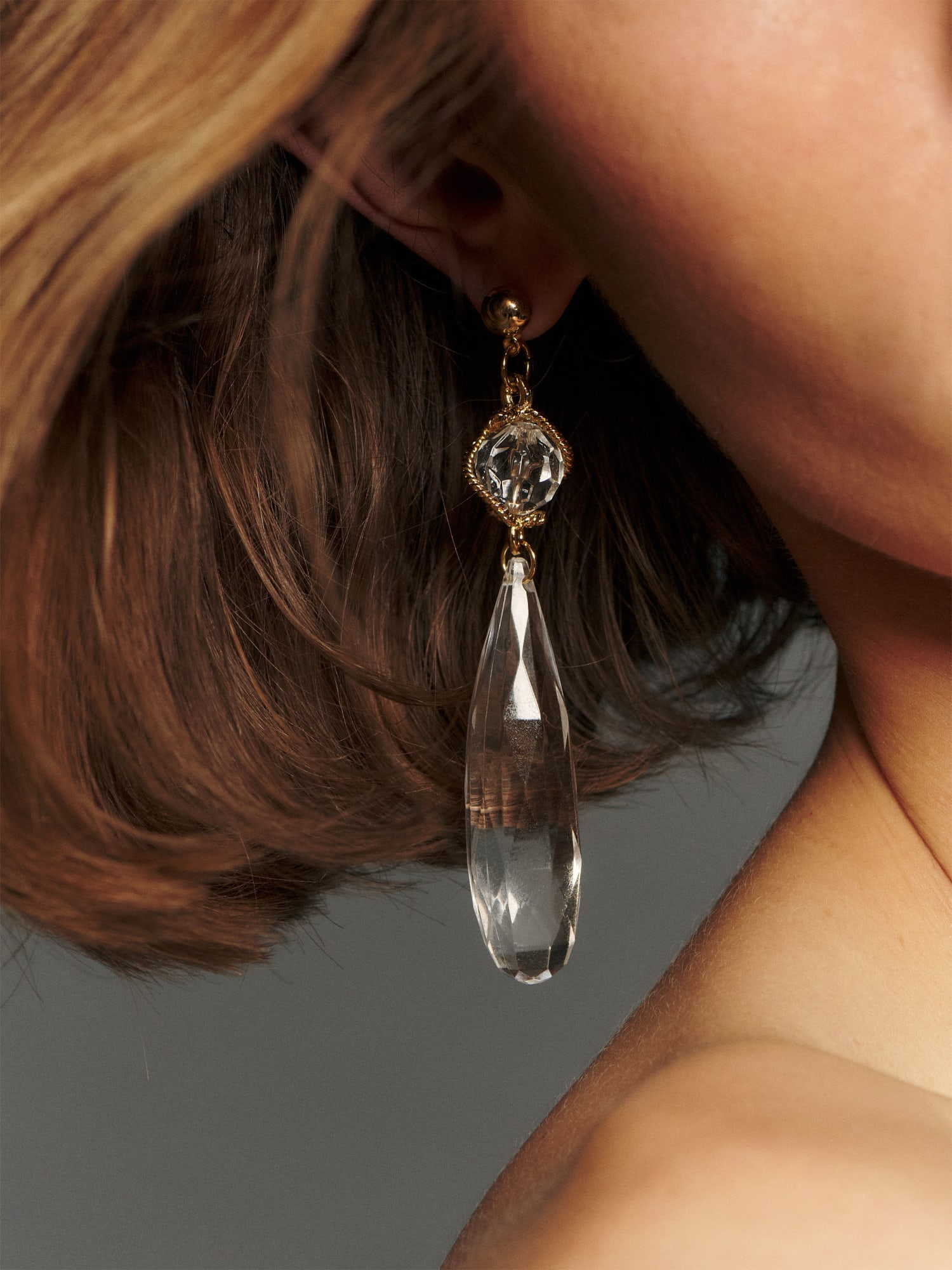 Vintage teardrop earrings sales