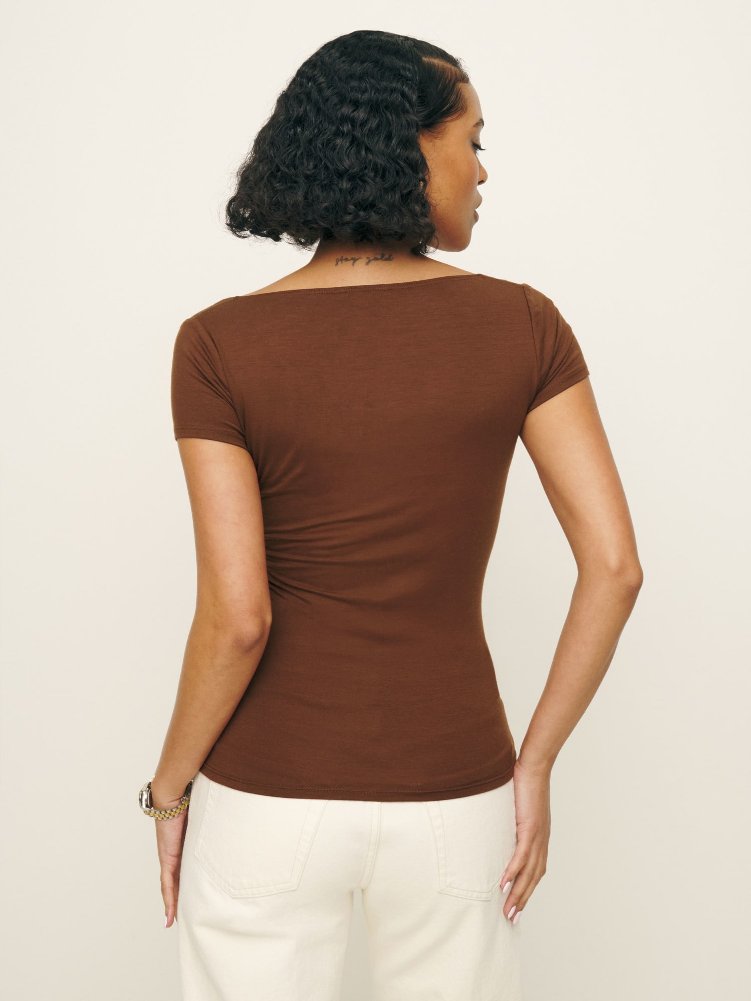 Reformation clearance bardot top