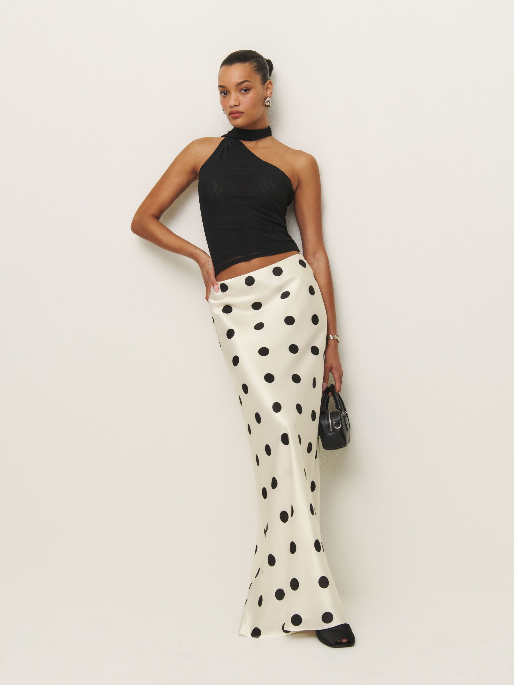 Petites Bella Silk Skirt