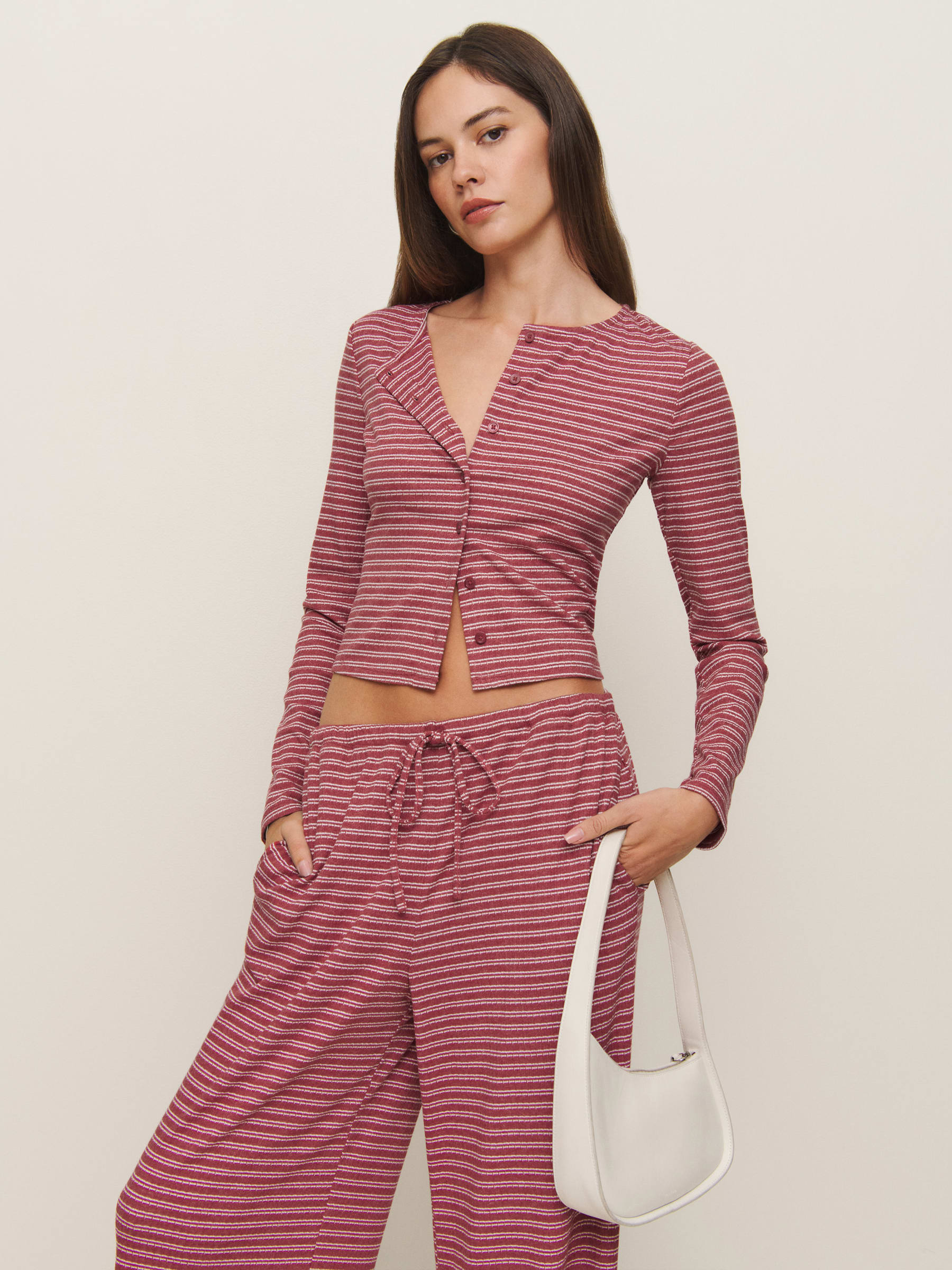 Ari Pointelle Knit Cardigan