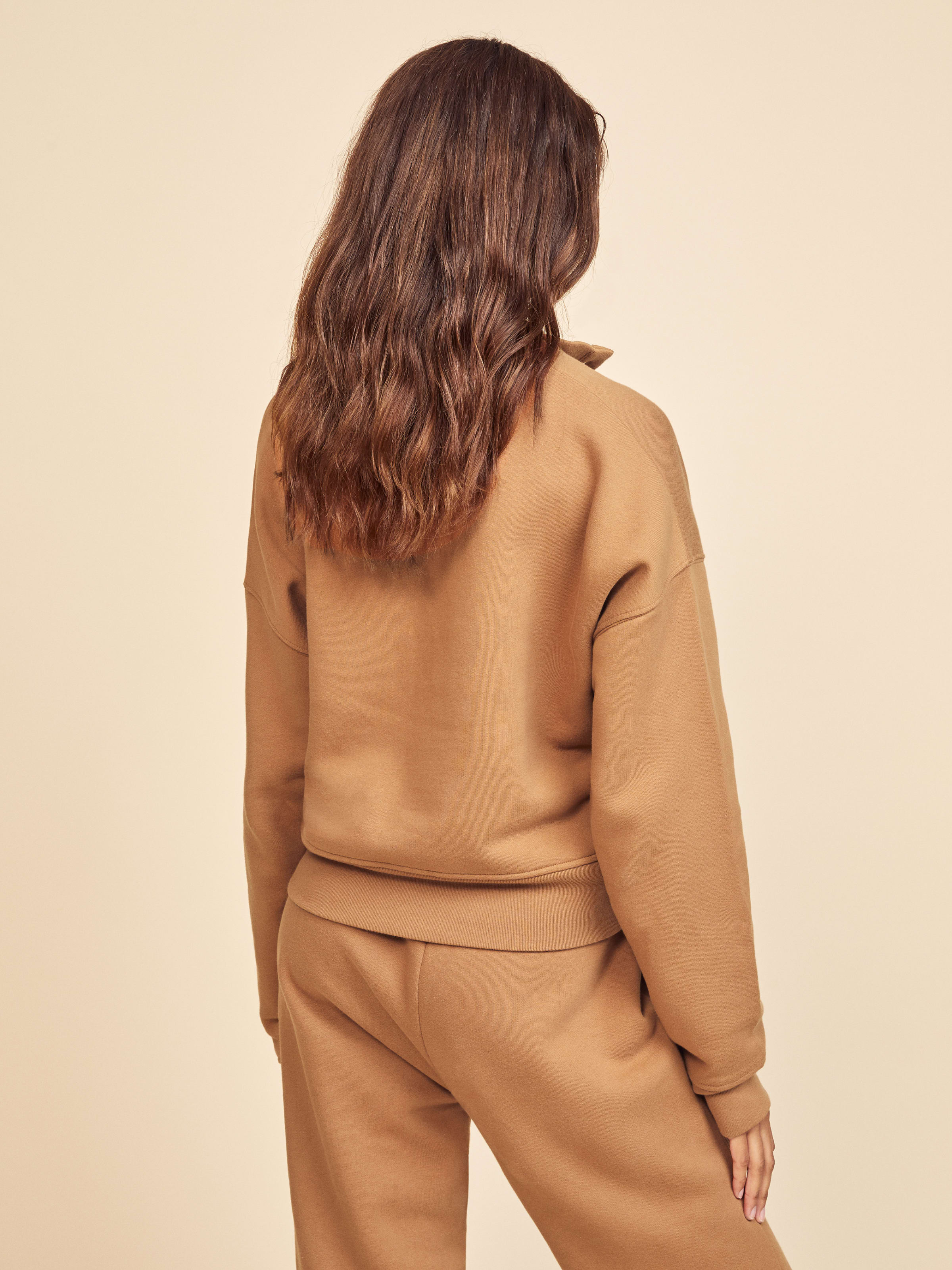 Reformation marla button sweatshirt clearance