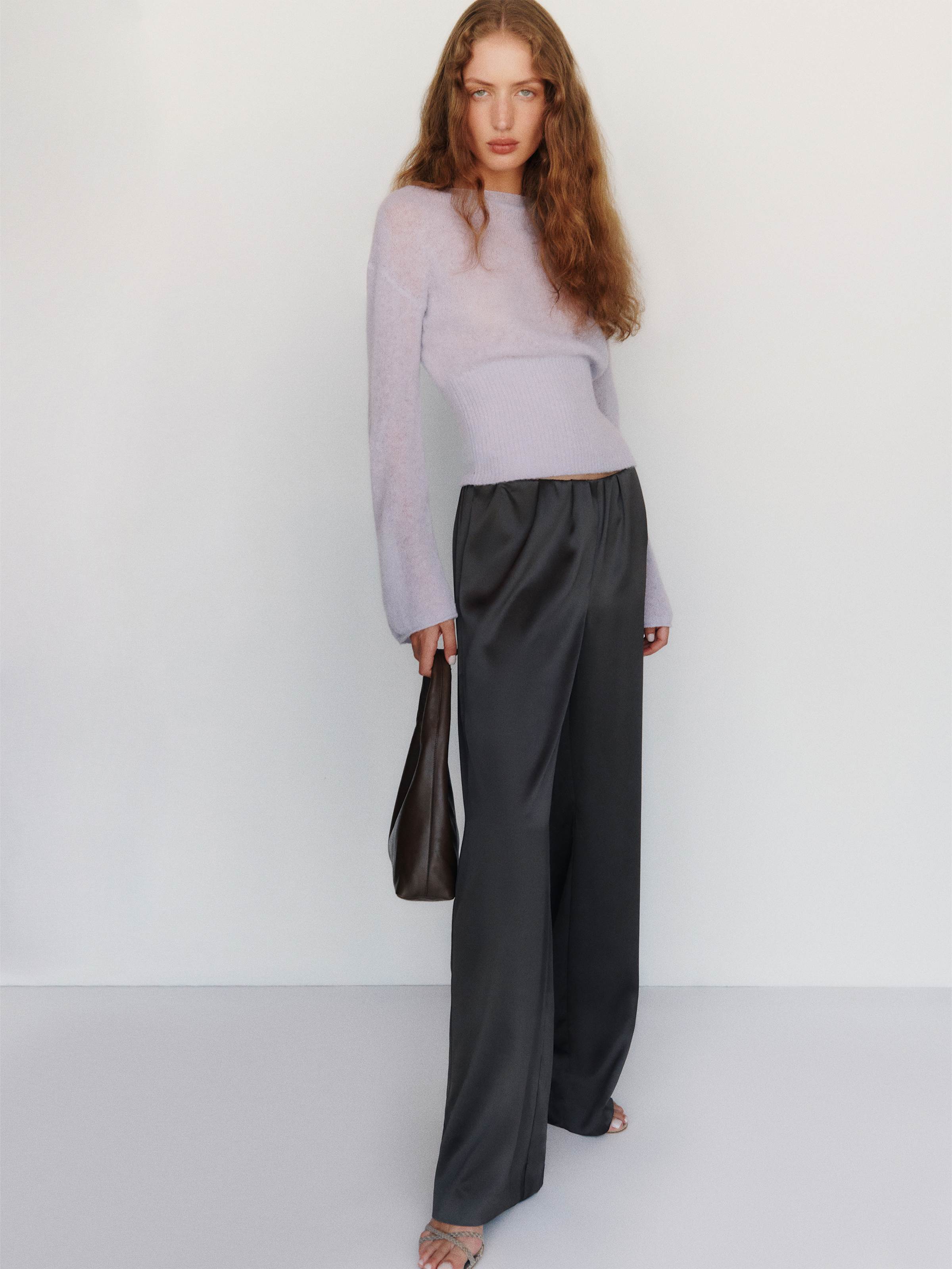 Soren Sheer Alpaca Sweater Top, photo 2 of 8