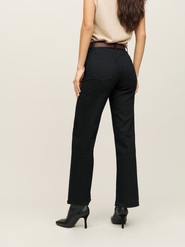 Emma High Rise Wide Leg Jeans