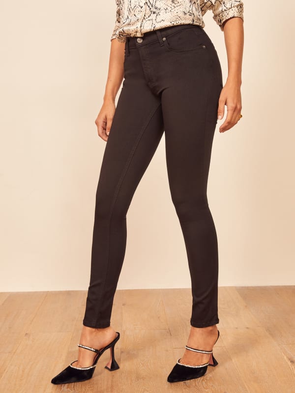 Harper Mid Rise Skinny Jeans