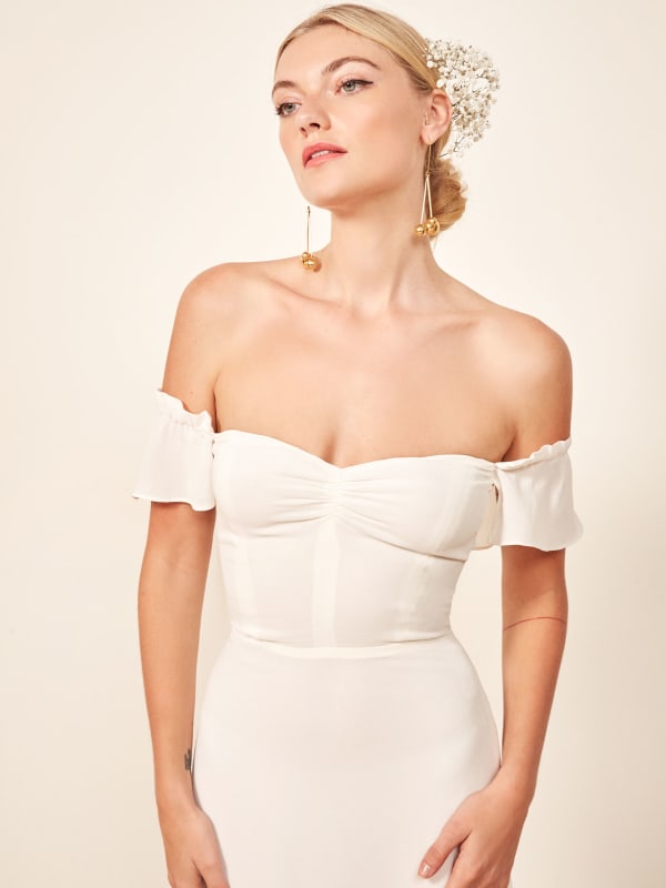 Reformation store Ivory Butterfly Dress