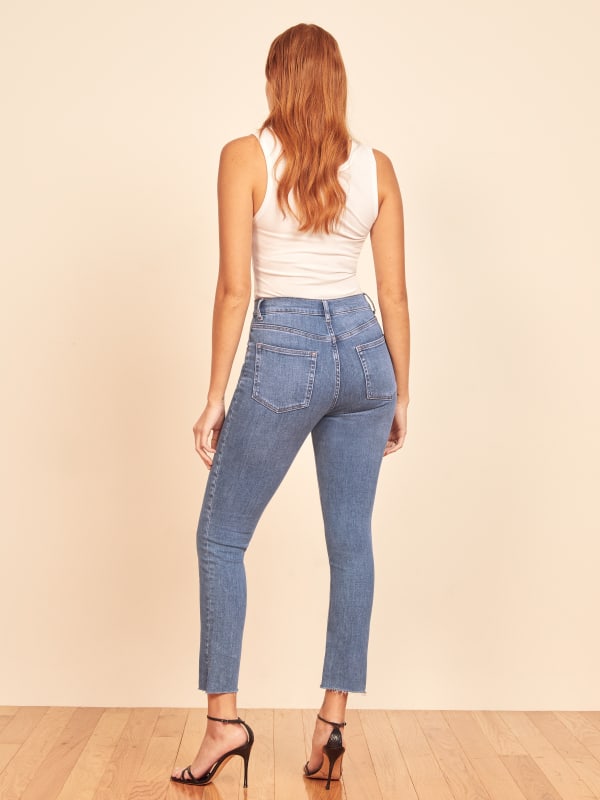 Harper High Rise Skinny Cropped Jeans