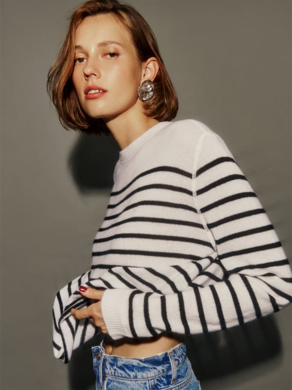 
                    Cashmere Boyfriend Sweater
                