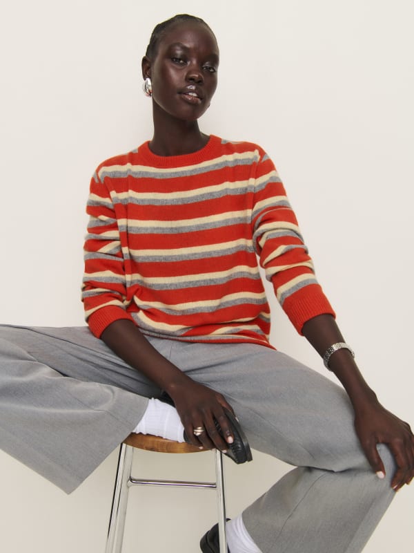 
                    Cashmere Boyfriend Sweater
                