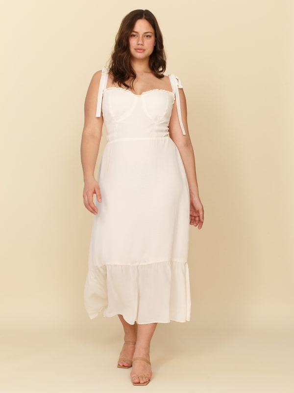 Reformation Nikita Dress in deals Ivory Size 12