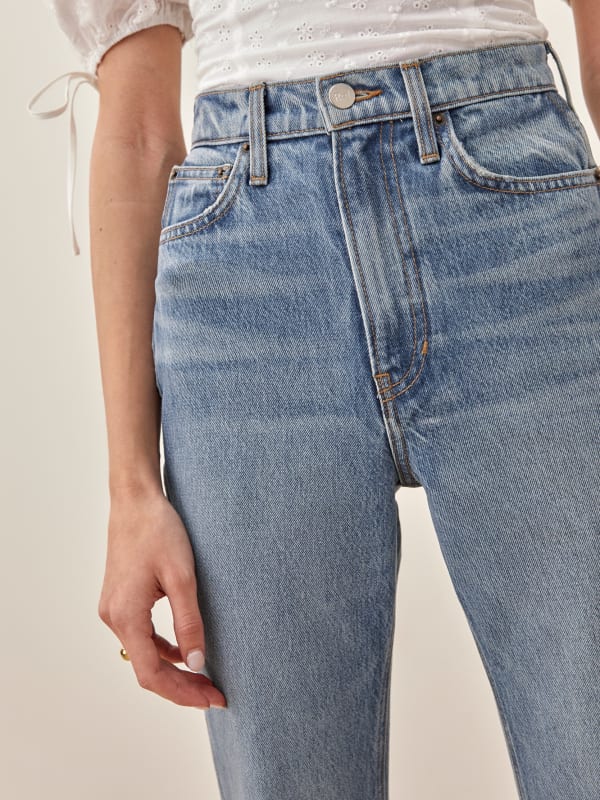 Georgia Retro High Rise Flare Jeans