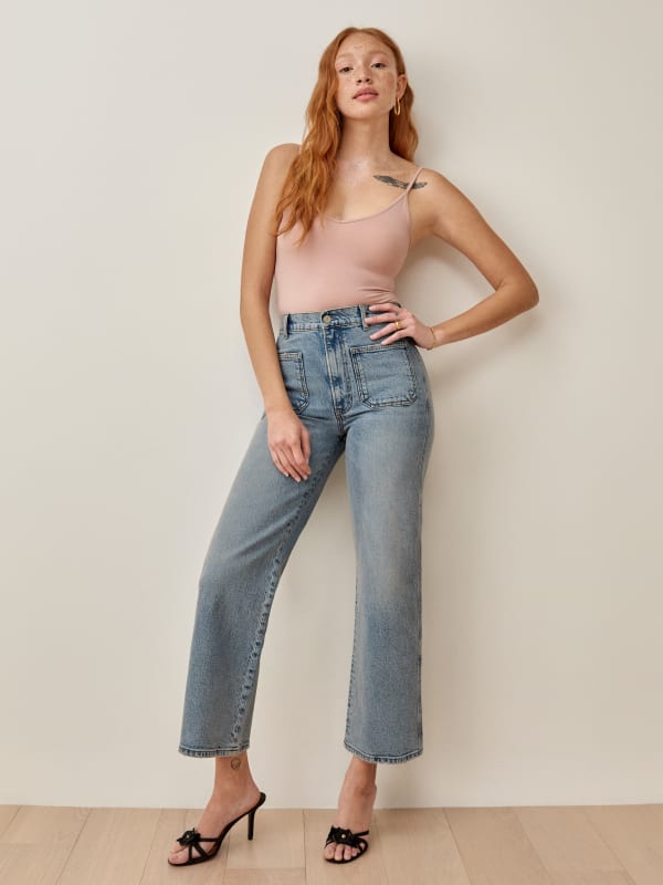 Alyssa High Rise Wide Leg Jeans