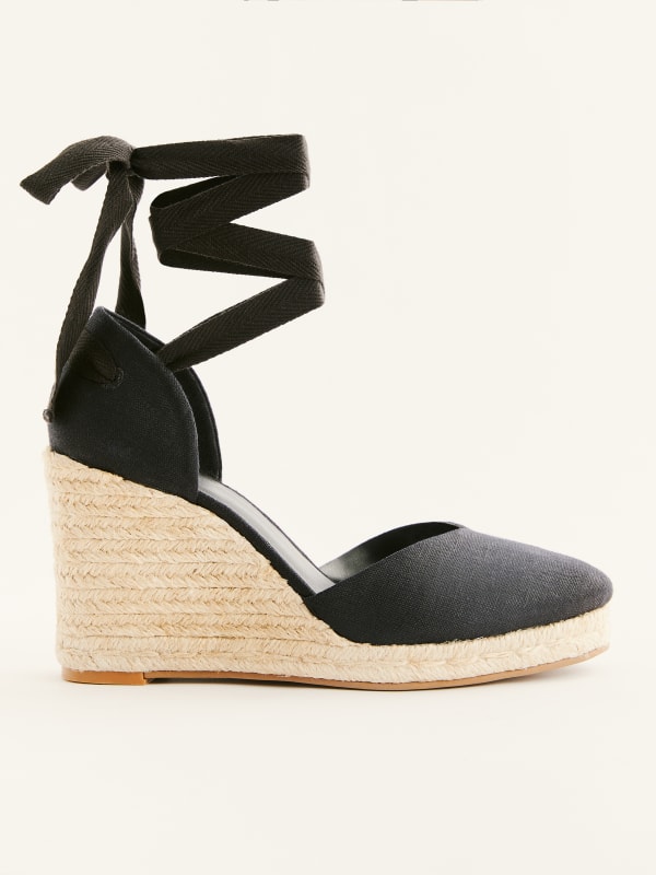 Camilla Lace Up Wedge Espadrille