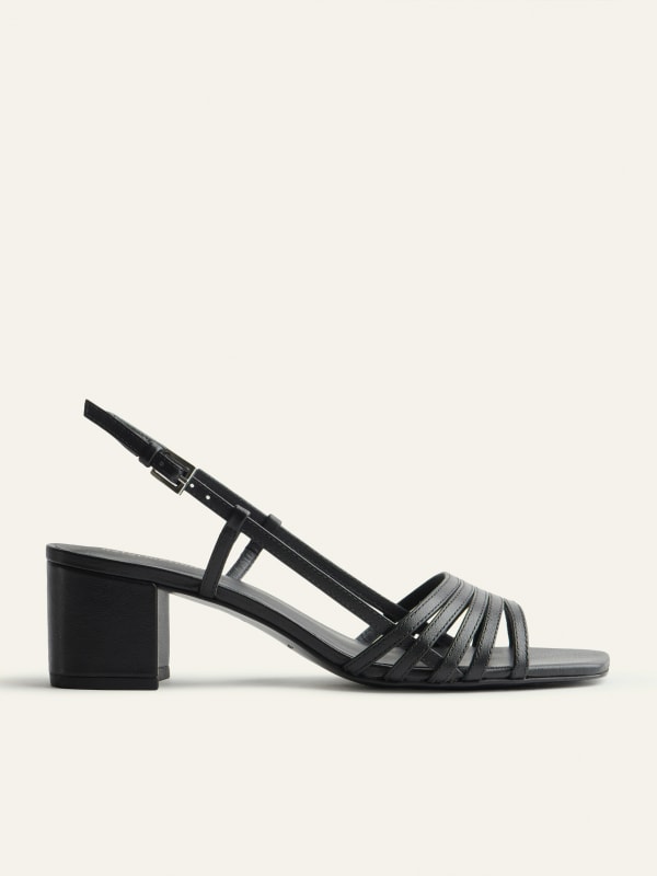 Eleonora Sling Back Block Heel Sandal