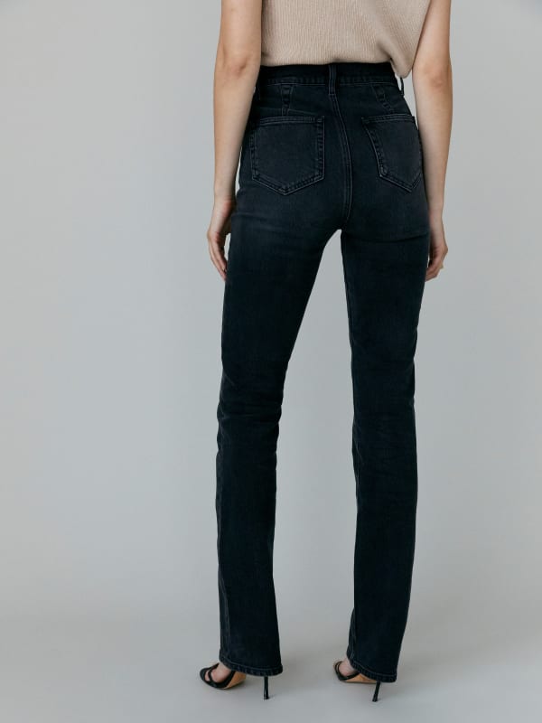 Peyton Zip Ultra High Rise Bootcut Jeans