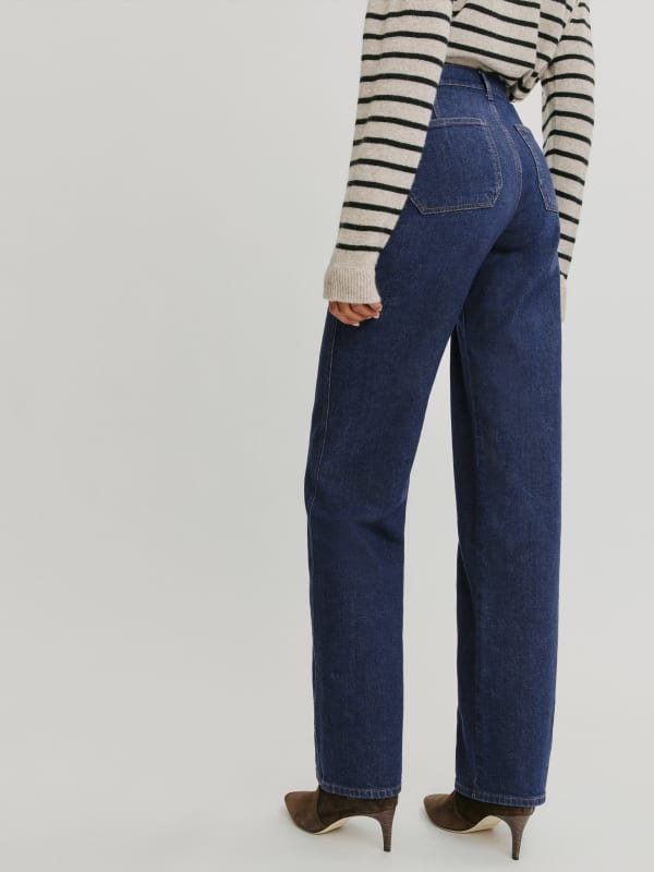 Victoria High Rise Wide Leg Jeans