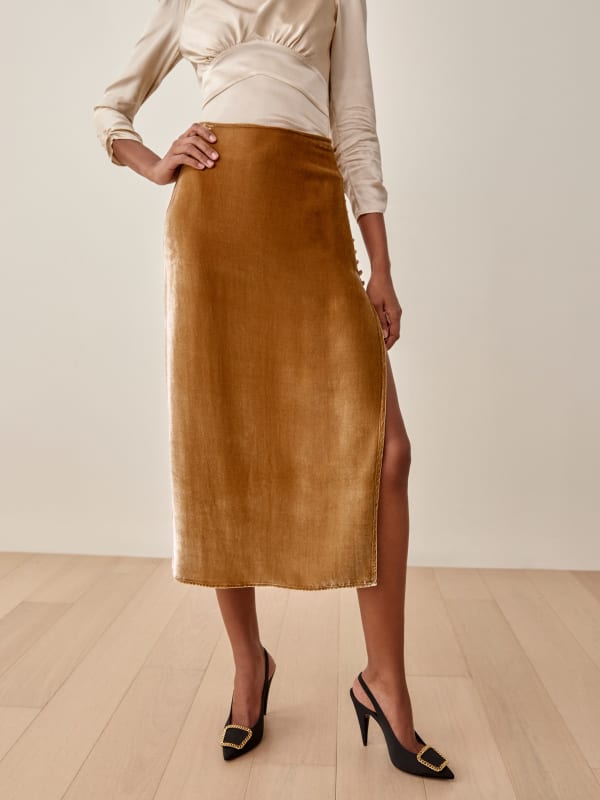 Janae Velvet Skirt