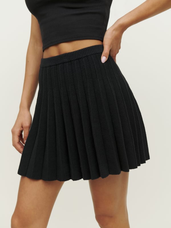 Mattia Cotton Knit Mini Skirt