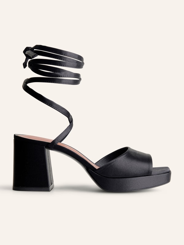 Magda Ankle Tie Platform