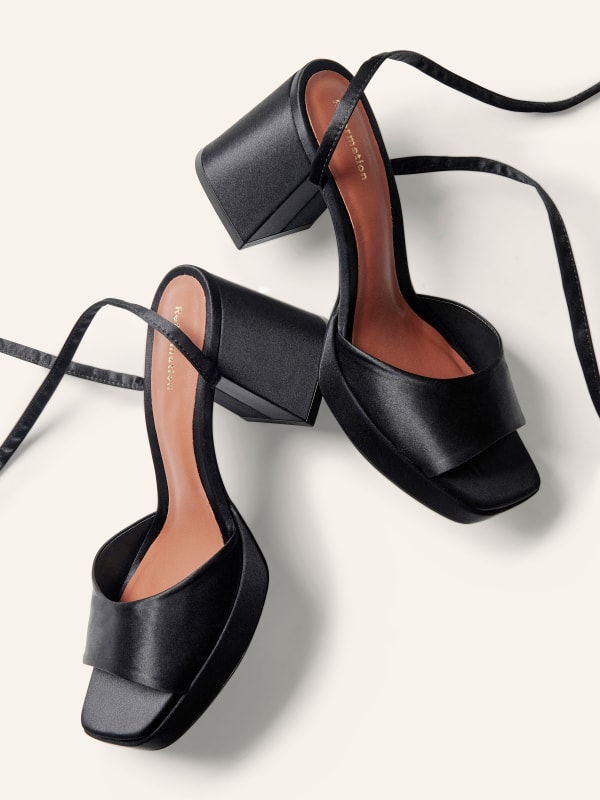 Magda Ankle Tie Platform