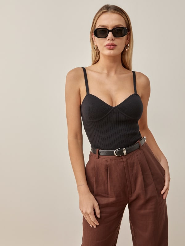 Silvana Ribbed Sweater Tank