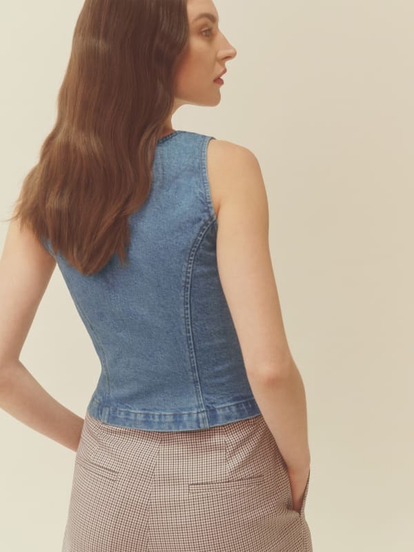 Tai Denim Top