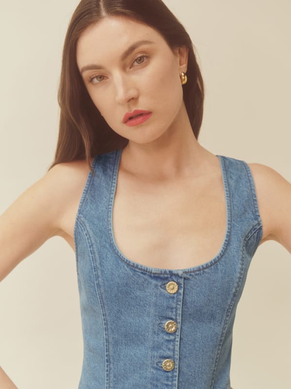 Tai Denim Top