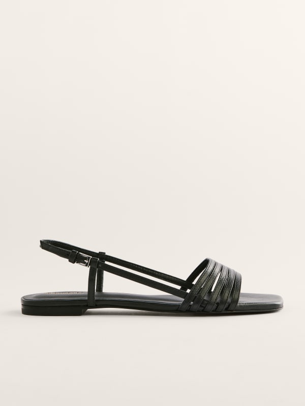 Millie Lattice Flat Sandal