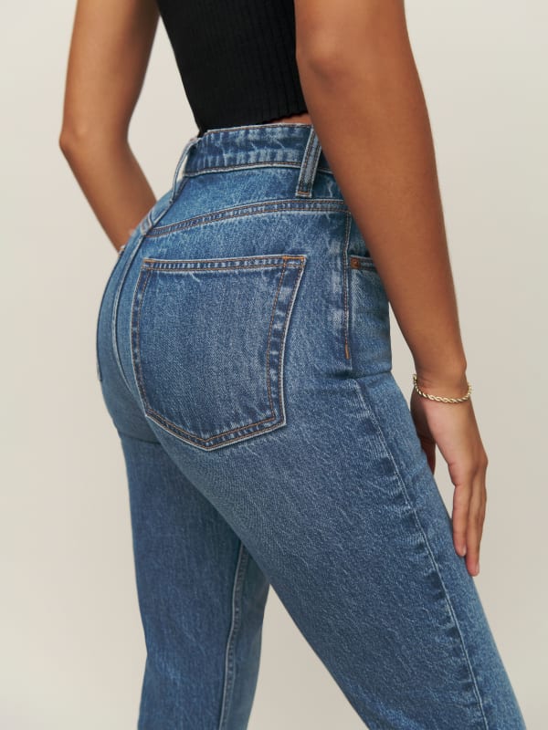 Peyton High Rise Bootcut Cropped Jeans