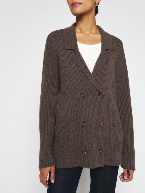 Nova Cashmere Double Breasted Cardigan