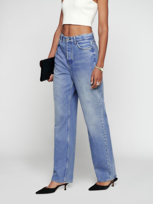 Preston Baggy High Rise Straight Jeans