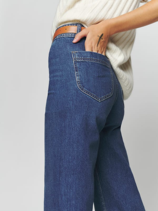 Thea High Rise Wide Leg Jeans