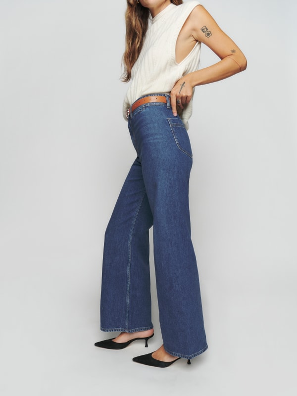 Thea High Rise Wide Leg Jeans