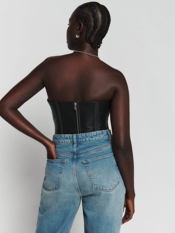 Veda Essex Leather Bustier