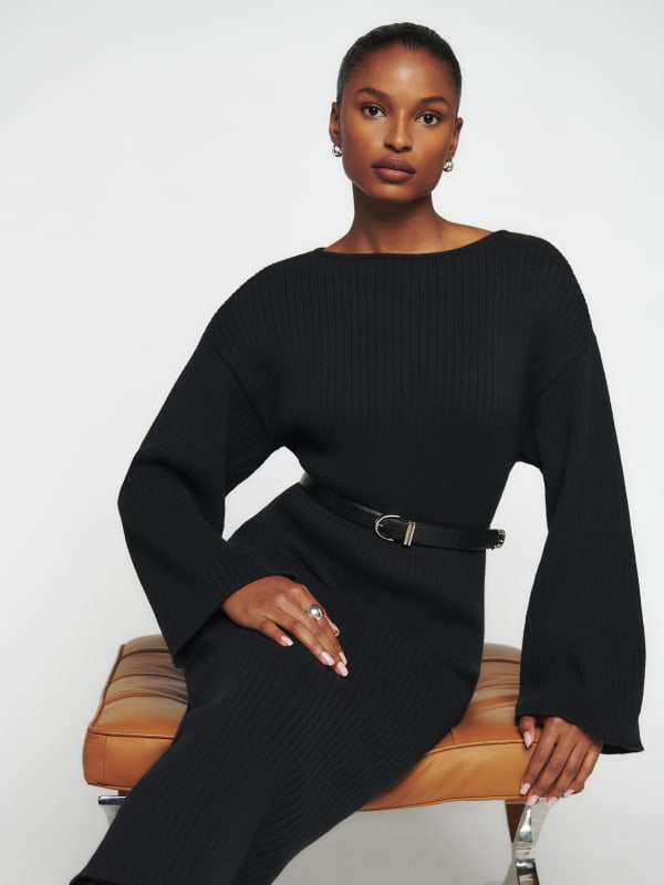 Lyndsey Cotton Sweater Dress