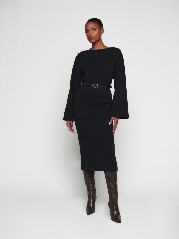 Lyndsey Cotton Sweater Dress