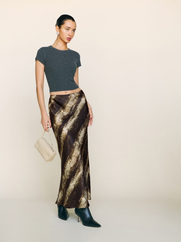 Petites Layla Silk Skirt