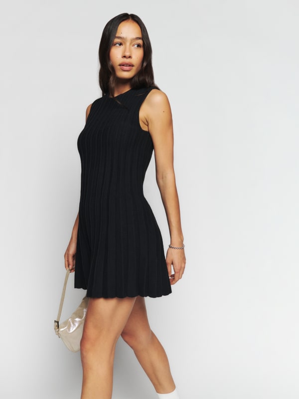 Ezra Cotton Knit Mini Dress