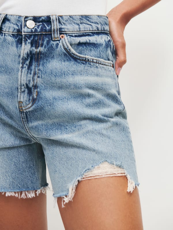 Wilder High Rise Relaxed Jean Shorts