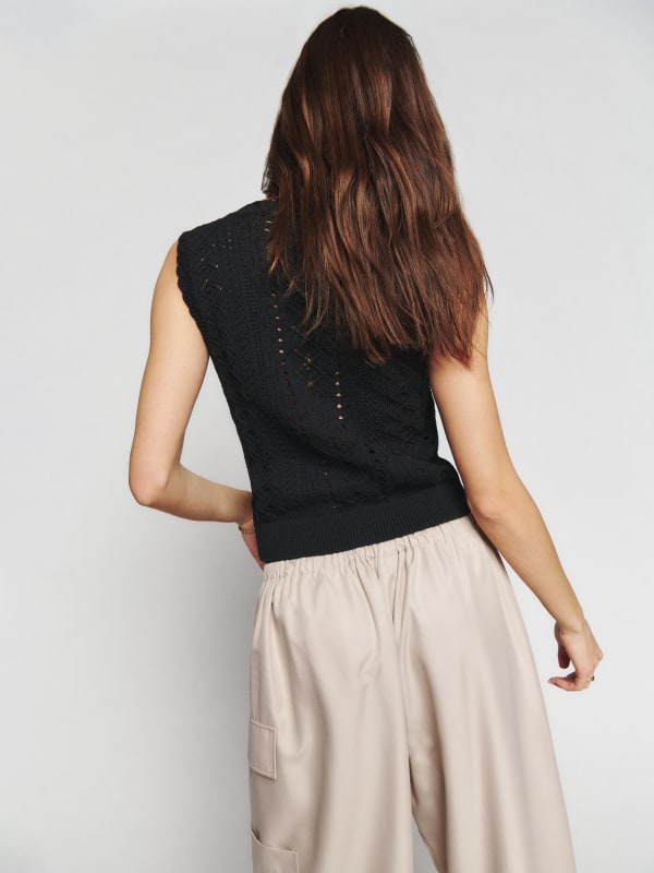 Saskia Cotton Sweater Vest