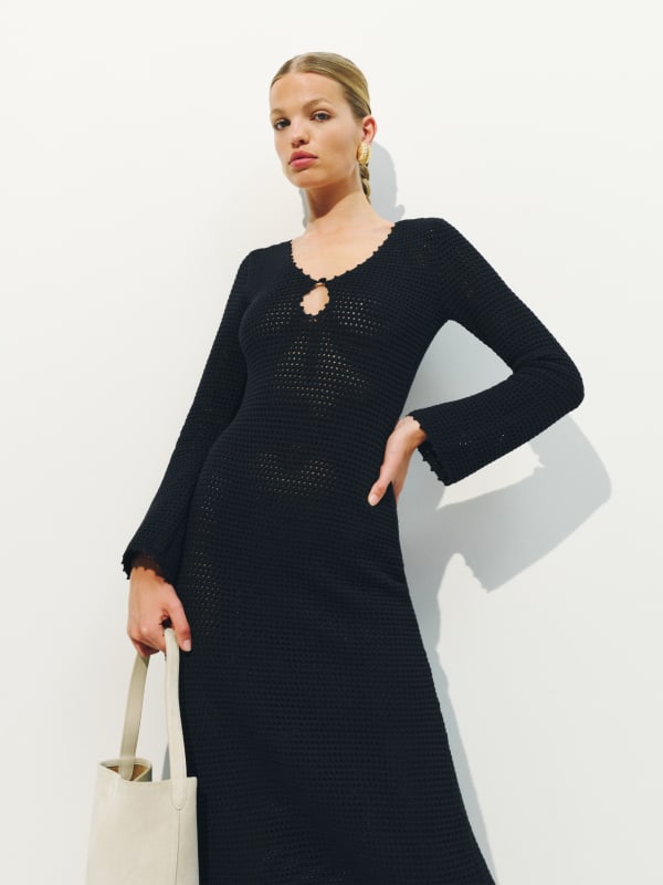 Sean Open Knit Maxi Dress